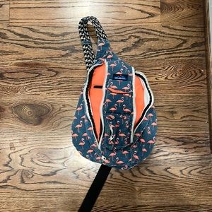 Navy Kavu Rope Sling Backpack